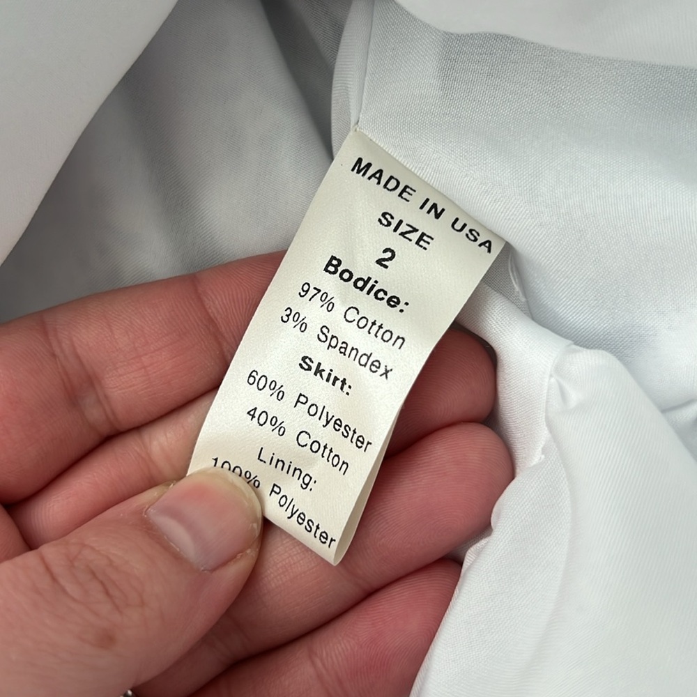 ZOE LTD Blue & White Floral Formal Toddler Dress - Picture 5 of 7